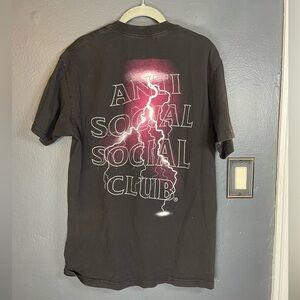 Anti Social Social Club “Save Your Tears” Lightning Tee | Black | Size L